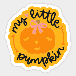 My Little Pumpkin Sticker